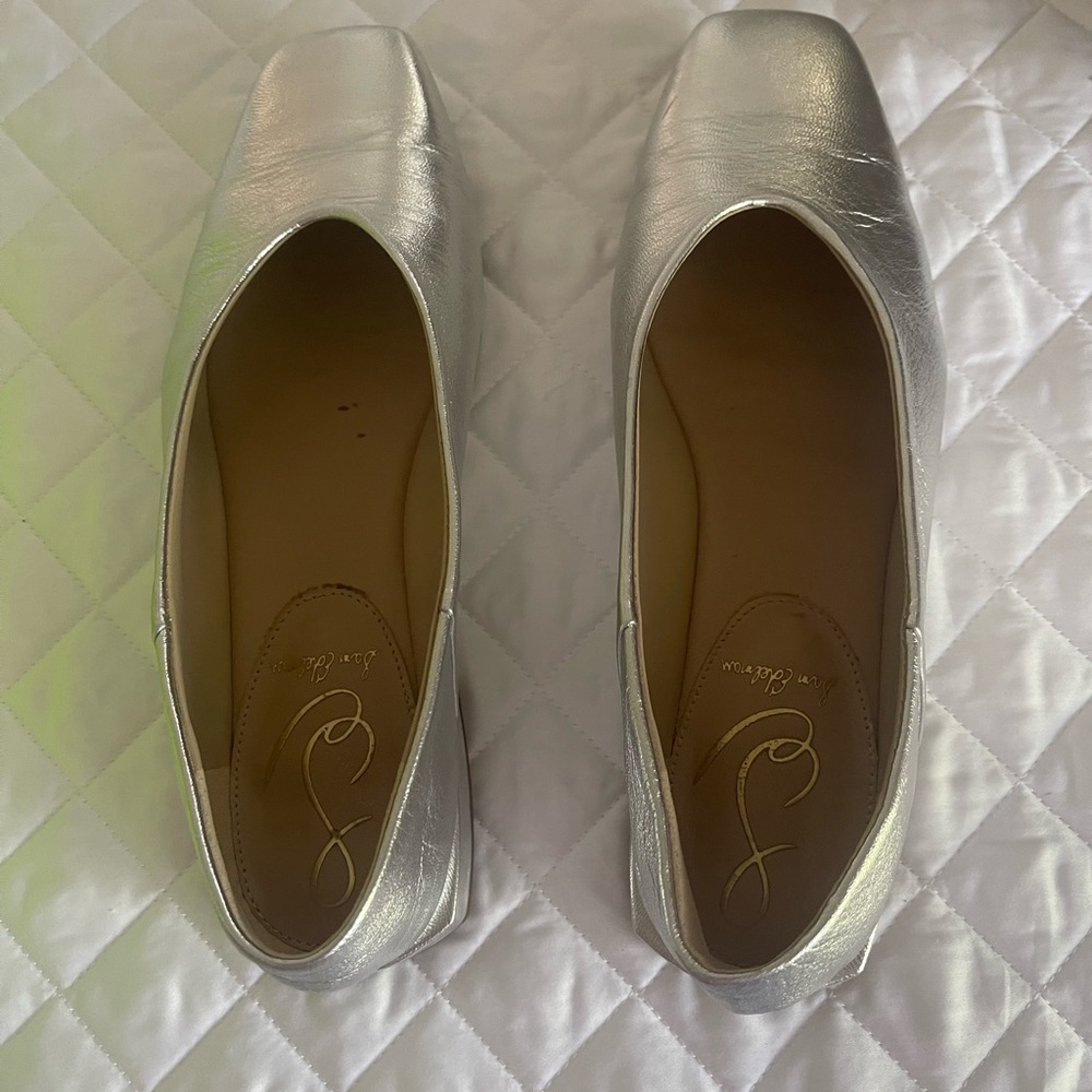 Sam Edelman Silver Square Toe Flat - image 2
